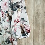 Siren Lily  Floral Blouse in Pink and Cream Photo 2