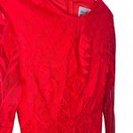 Hello Molly ❤️ Lace Ruffle Cocktail Dress - NWT, M Photo 6