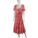 Likely Avra Dress in Bittersweet Red and White Floral 8 Photo 1
