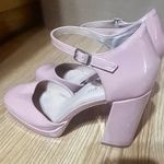 Madden Girl Women 9.5 blush pink Elegant chunky Platform Heels ‘’ Photo 7