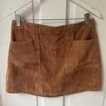 FAVLUX  Brown Corduroy Mini Skirt Photo 0