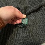 Ralph Lauren Lauren  Petite Grey Knit Cardigan Sweater Buttons Tie Waist Photo 5