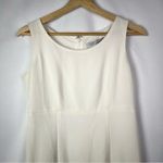 Kasper Vanilla Ice White Shantung Empire Seam Sheath Dress 6 Photo 4