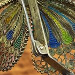 Vintage Colorful Enamel Butterfly Brooch / Pin Photo 4