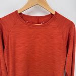 Mountain Hardwear Long Sleeve Crew Shirt Womens Medium Rust Polyester Photo 1