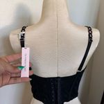 Victoria's Secret NWT Victoria Secret SEXY PINK BLACK CORSET BRA Small DD WOMENS Photo 1