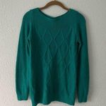 Jewel Green Sweater Boat neck Size Small Photo 0