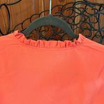 Michelle McDowell Long Sleeve Orange Coral Blouse Photo 4
