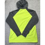 Nike ‎ Swoosh Out All Time Women's Pullover Hoodie Yellow Gray Sweatshirt Size L Photo 5