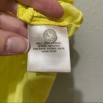 Holding Horses  Yellow Smocked Sleeveless Button Down Shirt Womens XS Blouse Tank Photo 4