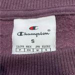 Champion Women's Crew Neck Long Sleeve Plum / Purple Sweatshirt Small Photo 3