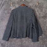 The Limited  Womens Blazer Striped Short Zip Front Office Career Size XL Photo 4