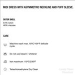 ZARA  // turquoise polka dot 1 puff shoulder knit size L Photo 5