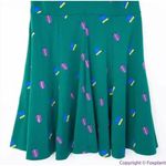 Unique Vintage Gwynnie Bee Luggage Print Emerald Dress, 3X Photo 7