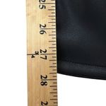 Banana Republic  Petite Vegan Leather Bootcut Pants Black 14P Smooth Coat MidRise Photo 12