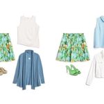 BB Dakota Juicy Mini Tiered Skirt in Sky Blue, Size XL New with Tag Photo 5