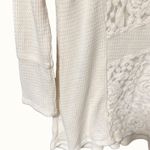 RXB Ivory Asymmetrical Tunic Sweater White Size M Photo 5