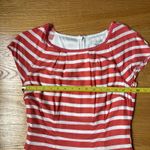 Boden USA Boden Striped Cap Sleeve Fit and Flare Dress Size 4 Blue Pink White Photo 4