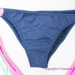 NEW Triya tie side womens‎ bikini bottom navy blue pink green, size M Size M Photo 1