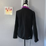 Zumiez Fly Racing black & purple fleece lined athletic winter jacket Photo 5