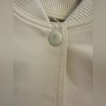 Jason Wu  Bomber Jacket Women's Size Medium Cream Button up Photo 3