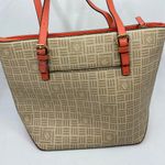 Anne Klein Ann Klein Tan Fabric Large Shopping Tote Photo 8