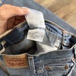 Levi's Levi’s Wedgie Skinny Distressed Button Fly Jeans Women’s 24 Blue High Rise Photo 4