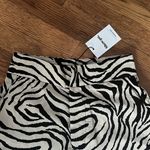 Showpo NWT  Meshia Wide Leg Trouser in Beige Zebra Photo 1