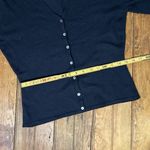 Brooks Brothers  women’s cashmere and silk black cardigan size small Photo 4