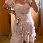 Princess Polly Annie Mini Dress  Floral Ruffle Wrap Hem Photo 3