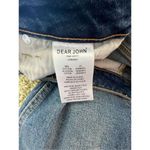 Dear John  Straight Leg Medium Wash Mid-Rise Denim Jeans With Raw Hems Photo 5