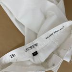 J.Crew  Tall Sailor Mid Rise Relaxed Demi Boot Jean White Gold Buttons US 25T NWT Photo 11