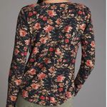 Anthropologie Pilcro  Thermal Waffle Knit Top Floral Womens Petite XS Photo 9