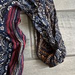 Lovestitch  Multicolor Boho Tie-Front Blouse Photo 3