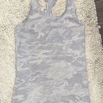 Lululemon Athletica White Camouflage Tank Top Photo 0