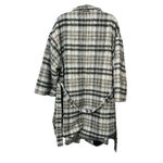 Apparis Sadia Jacket Plaid Collared Neck Size XXL Blue Photo 6