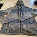 Nic+Zoe  blue zip hoodie small Photo 0