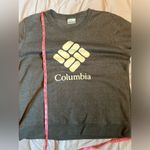 Columbia  Gray Sweater with Cream Logo Photo 1