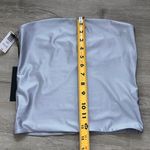 Aritzia Ten SATINETTE SWIPE TUBE TOP Silver Photo 3