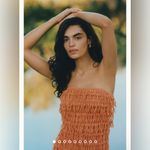Anthropologie COPY - Let Me Be Fringed Tube Mini Dress Photo 5