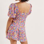 For Love & Lemons  Prairiecore Cottagecore Sasha Mini Dress
Blue Dizzy Floral
XS Photo 5