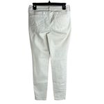Authentic American Heritage White Perfectly Soft Embroidered Skinny Jeans Size 9 Photo 1