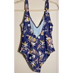NWT Dolce Vita PIGEON‎ Matisse Floral One Piece Swimsuit Size Small Missing Belt Blue Photo 5