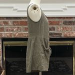 Gaudie olive green short romper with tie accents on pockets / M / Excellent cond Photo 2