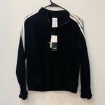Adidas NWT  Womens Pullover Sweatshirt, Size small Black/White Photo 1