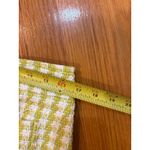 Talbots NWT  Womens A Line Skirt Size 8 Green White Plaid Tweed Button Front Photo 4