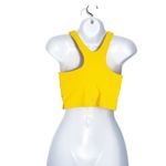Athleta Conscious Crop Yellow High Neck Racerback Yoga Longline Bra Top size XS Photo 5