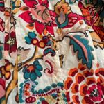 BASS co paisley Floral Print Tunic Top size M medium Red Photo 6
