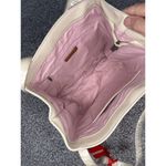 Montana West Cream Studded Tote Bag with Pink Interior Photo 3