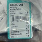 Seafolly  Brazilian Tie Side Y2K White Low Rise White Bikini Bottom 10 Photo 3